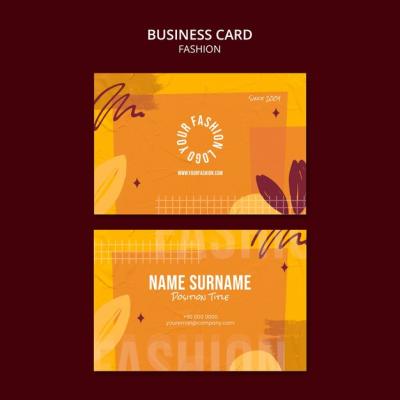 Fashion Collection Business Card Template – Free to Download