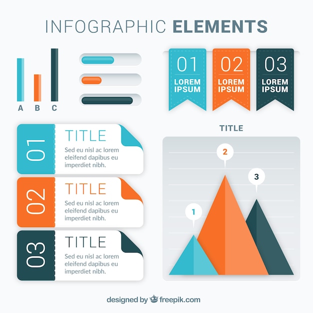 Colorful Infographic Elements for Creative Projects – Free Download