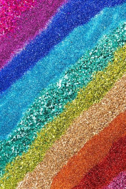 Colorful Rainbow Glitter Background Texture – Download for Free