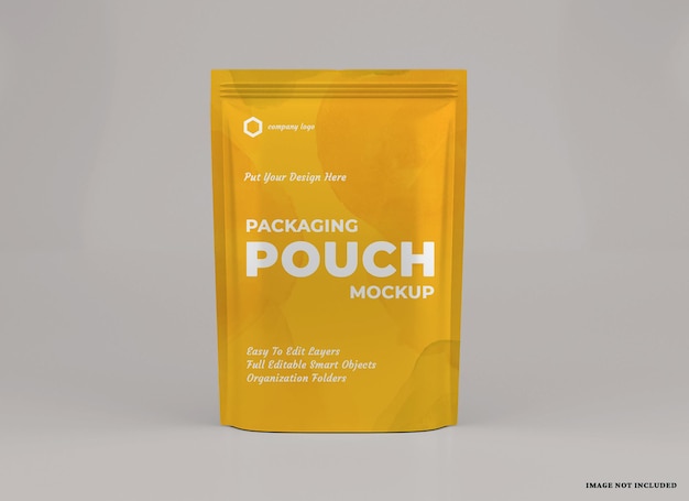 Pouch Package Mockup Design Isolated – Free Stock Photo Download