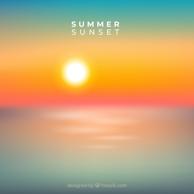 Stunning Summer Sunset Background – Free to Download