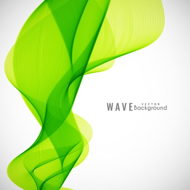 Green Wavy Shapes on White Background – Free Stock Photo, Download for Free