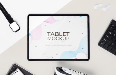 Digital Tablet Mockup Technology Concept – Free Download