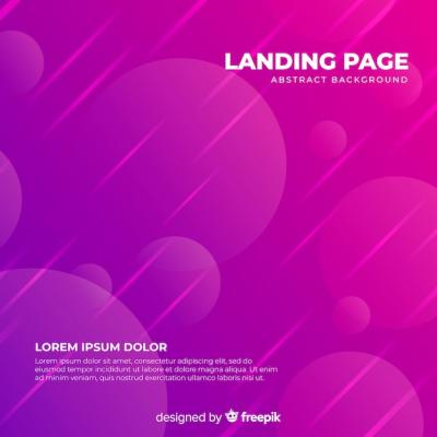 Abstract Landing Page Background – Free Download