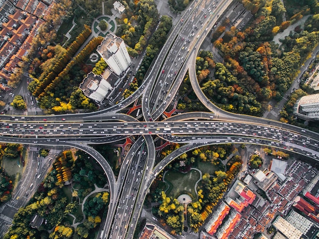 Shanghai Interchange: Stunning Free Stock Photo for Download