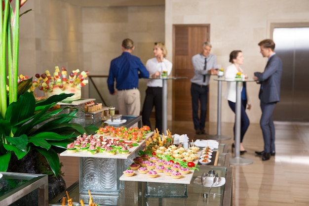 Canapes and Tartlets on a Buffet Table – Free Download