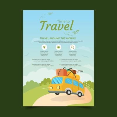 Travel Flyer Template – Free Stock Photo, Download for Free