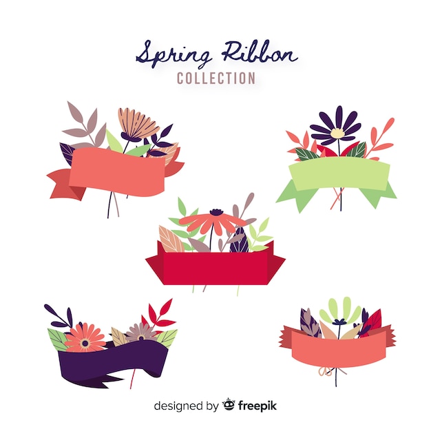 Flat Spring Ribbon Collection – Free Download