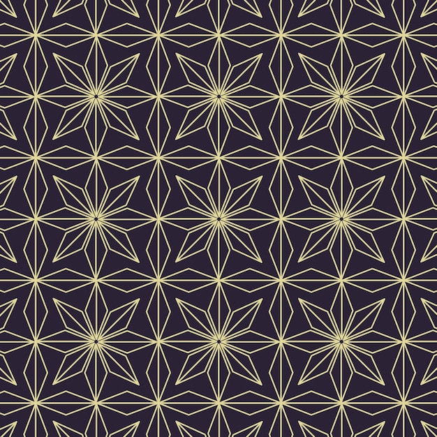 Art Deco Pattern in Flat Design – Free Download