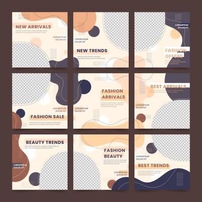 Social Media Puzzle Feed Templates – Free Download