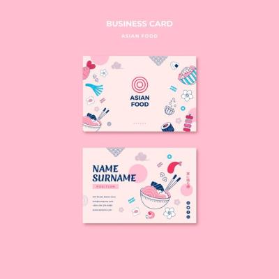 Delicious Asian Food Business Card – Free Download