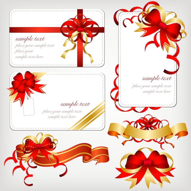 Cards and Ribbons Collection – Free Download