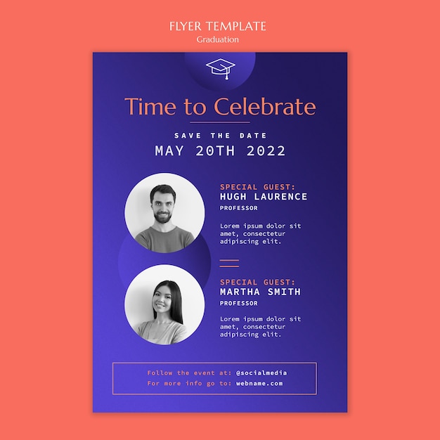 Graduation Flyer Template – Free Download