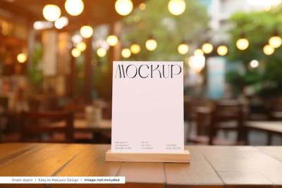 Restaurant Menu Mockup – Free Download