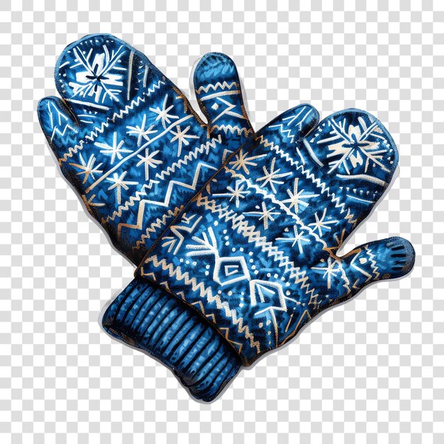 Realistic Winter Gloves with Transparent Background – Free Download