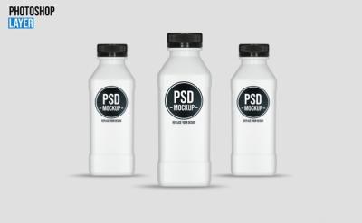 Plastic Bottle Mockup Design – Free Download