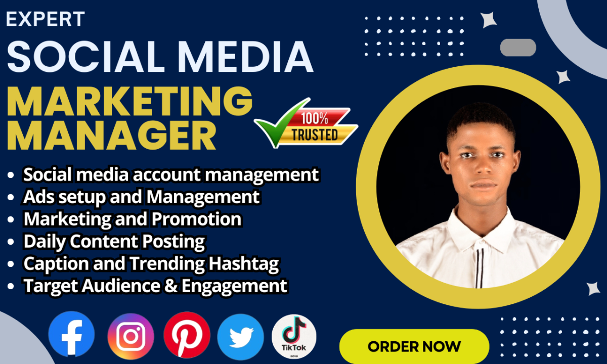 I Will Be Your Social Media Manager & Content Creator for TikTok, Facebook Ads, and Instagram Promotion