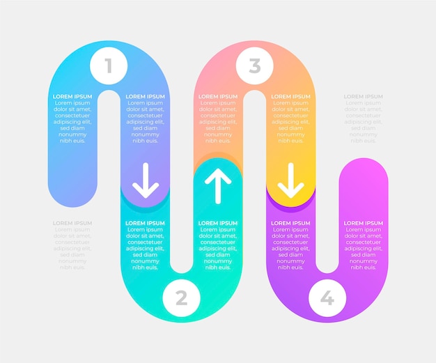 Roadmap Infographic Template for Effective Planning – Free Download