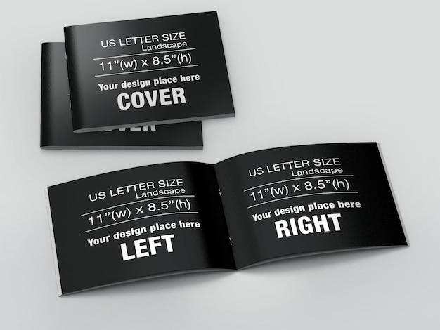 A Brochure or Magazine Mockup – Free Download