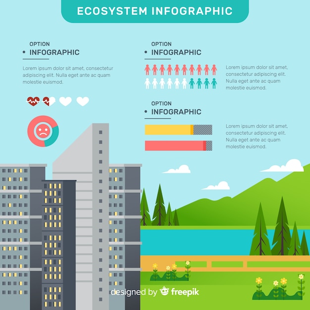 Ecosystem Infographic Concept – Free Download for Stock Photo