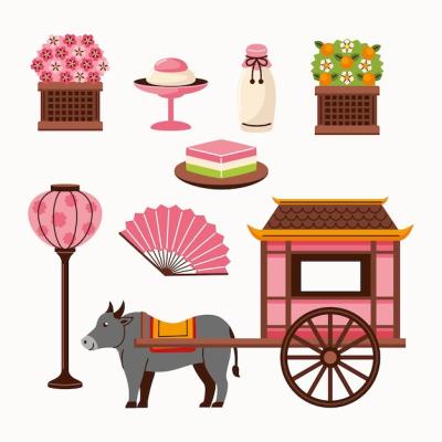 Hinamatsuri Elements Collection – Free Download Free Stock Photo