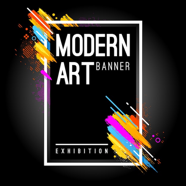 Modern Banner Vector Template – Free Download