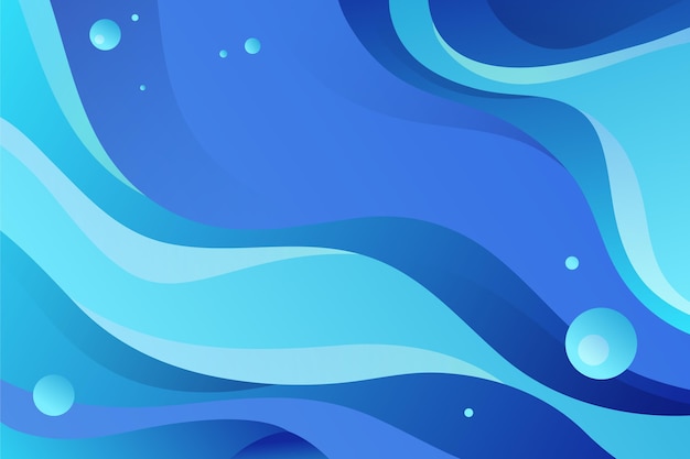 Wavy Blue Gradient Background for Your Design Projects – Free Download