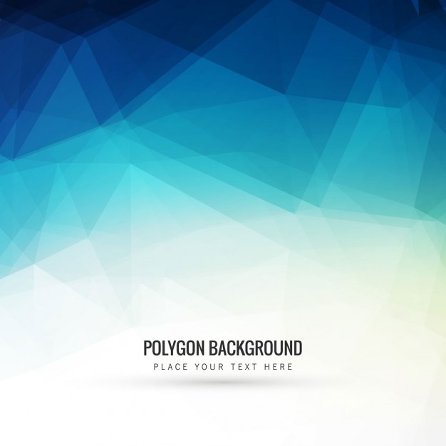 Stunning Blue Polygonal Background for Your Projects – Free Download