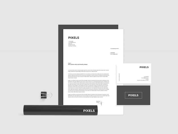 Stationary Mockup – Free Download