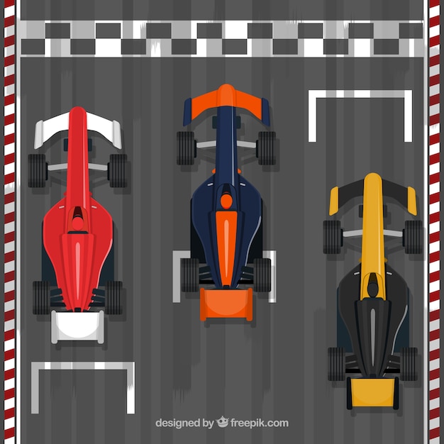 Formula 1 Racing Car at Finish Line – Free Stock Photo, Download Free