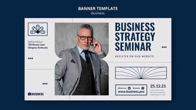 Business Banner Template Design – Free Download