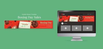 Boxing Day Sales Template Design – Free Download