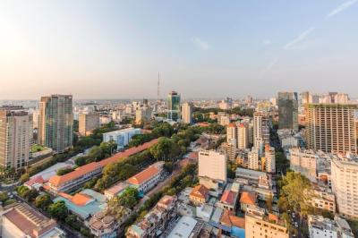 Aerial View of Cityscape Against Sky – Free Stock Photo for Download