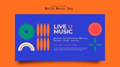 World Music Day Template Design – Free Stock Photos for Download