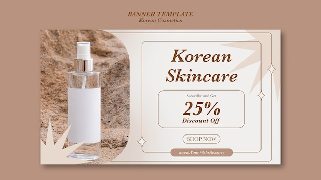 Korean Beauty Template Design – Free to Download