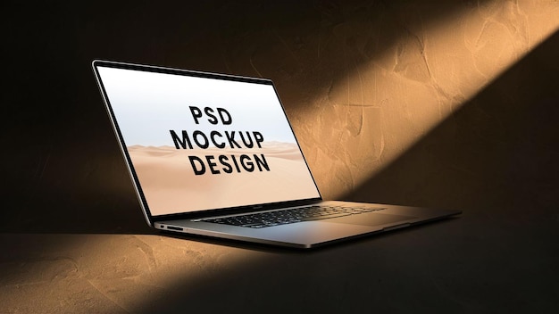 Laptop PSD Mockup – Free Download