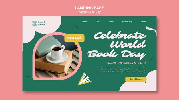 World Book Day Design Template – Free Download