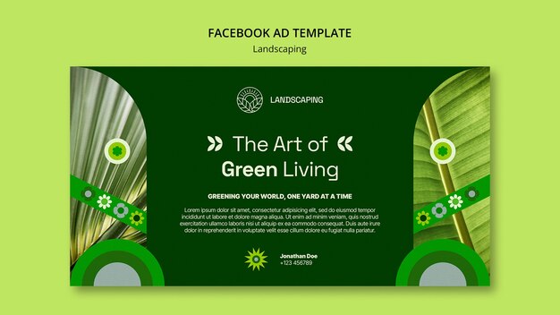 Landscaping Template Design – Free Download