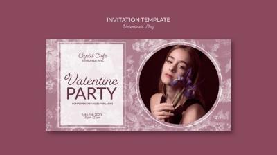 Valentine’s Day Invitation Template – Free Download