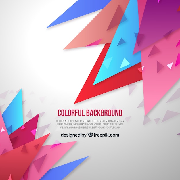 Colorful Abstract Shapes Background – Download Free Stock Photo