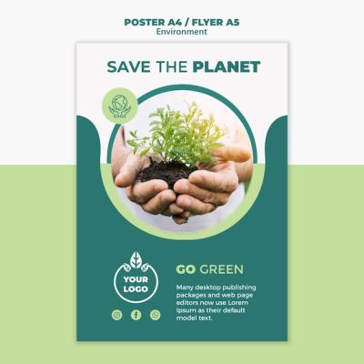 Environment Flyer Concept Mock-Up – Free to Download