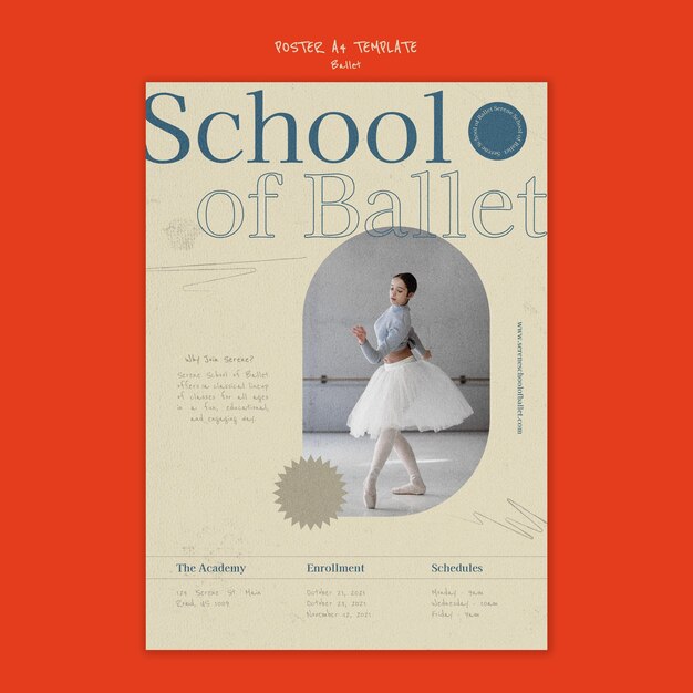 Ballet Poster Design Template – Free Download