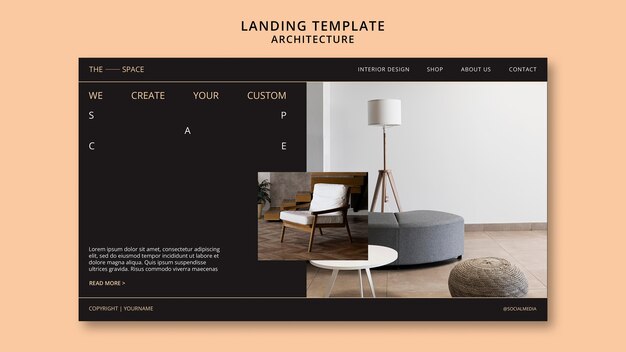 Architecture Project Landing Page – Free Stock Photo for Download