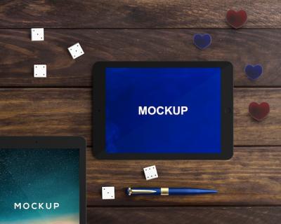 Mockup of Two Tablets – Free to Download