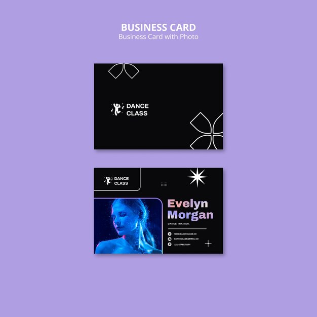 Professional Horizontal Business Card Template – Free Download