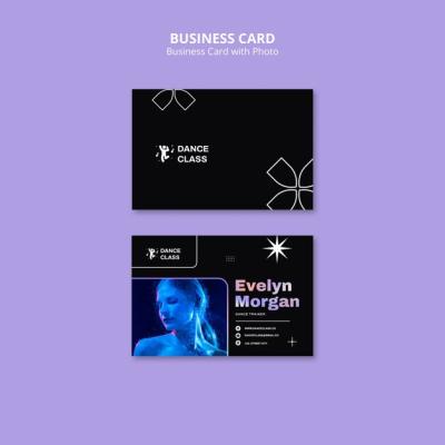 Professional Horizontal Business Card Template – Free Download