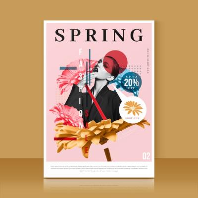 Spring Sale Flyer Template – Free Download, Free Stock Photo