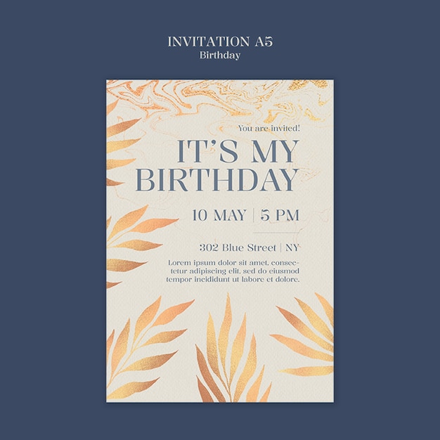 Birthday Celebration Template – Free to Download