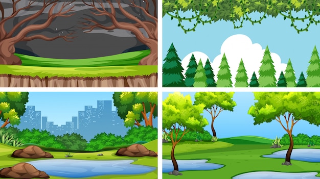 Nature Scene Backgrounds – Free Download