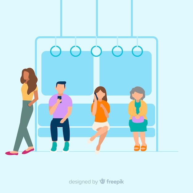 People on the Subway Background – Free Download, Download Free Stock Photo